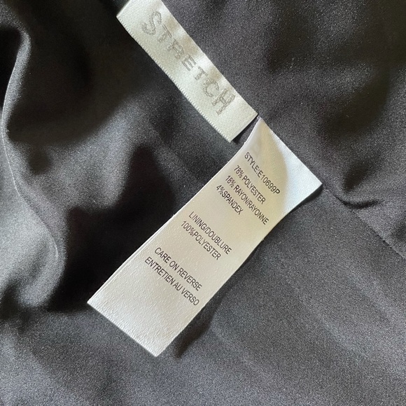 Bomber jacket. Brown and black. Rayon and polyester blend. Fitted. - Picture 7 of 10